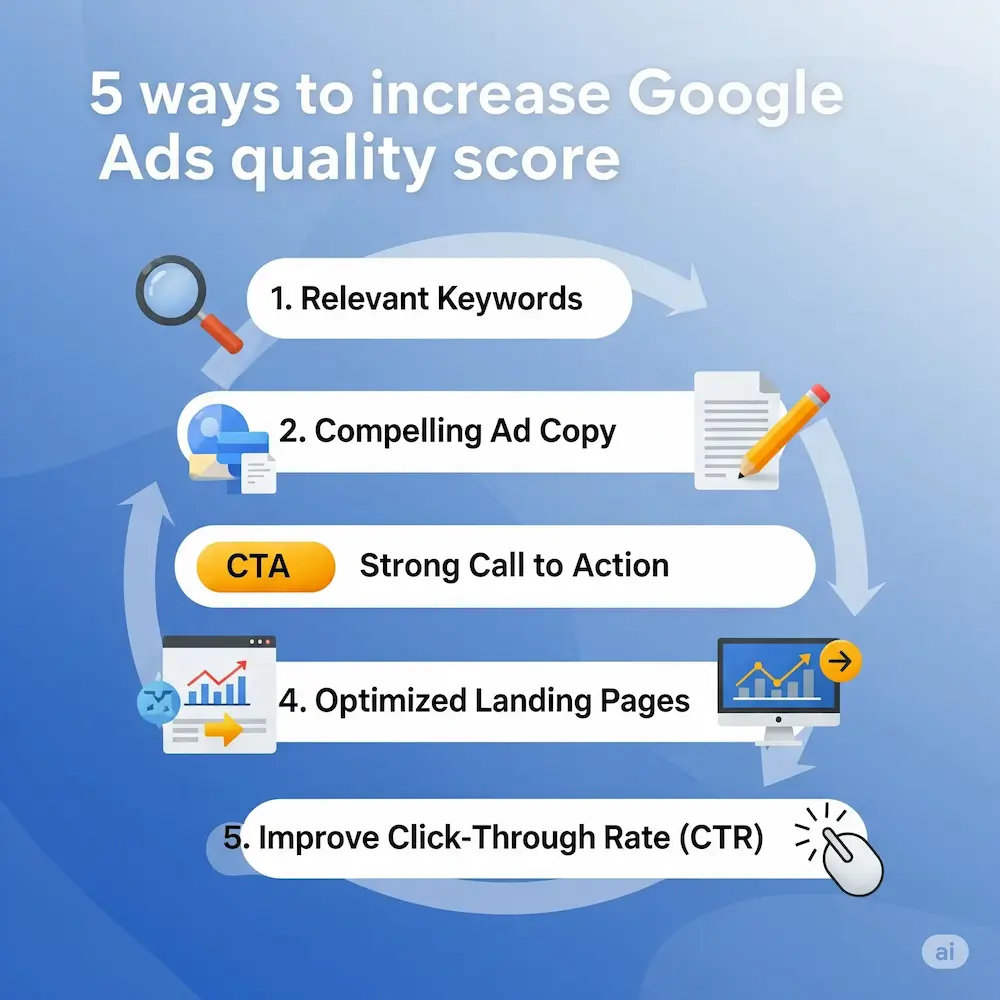5 cách tăng Điểm Chất Lượng Google Ads