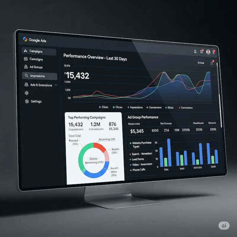 Google Ads Dashboard 2024