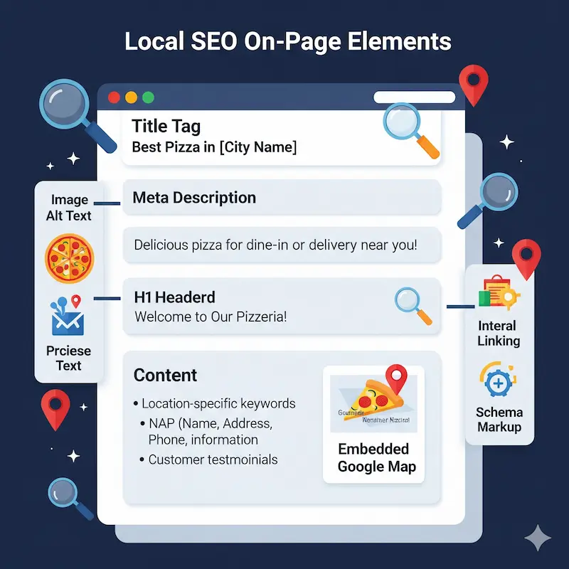 On-page SEO elements for local businesses