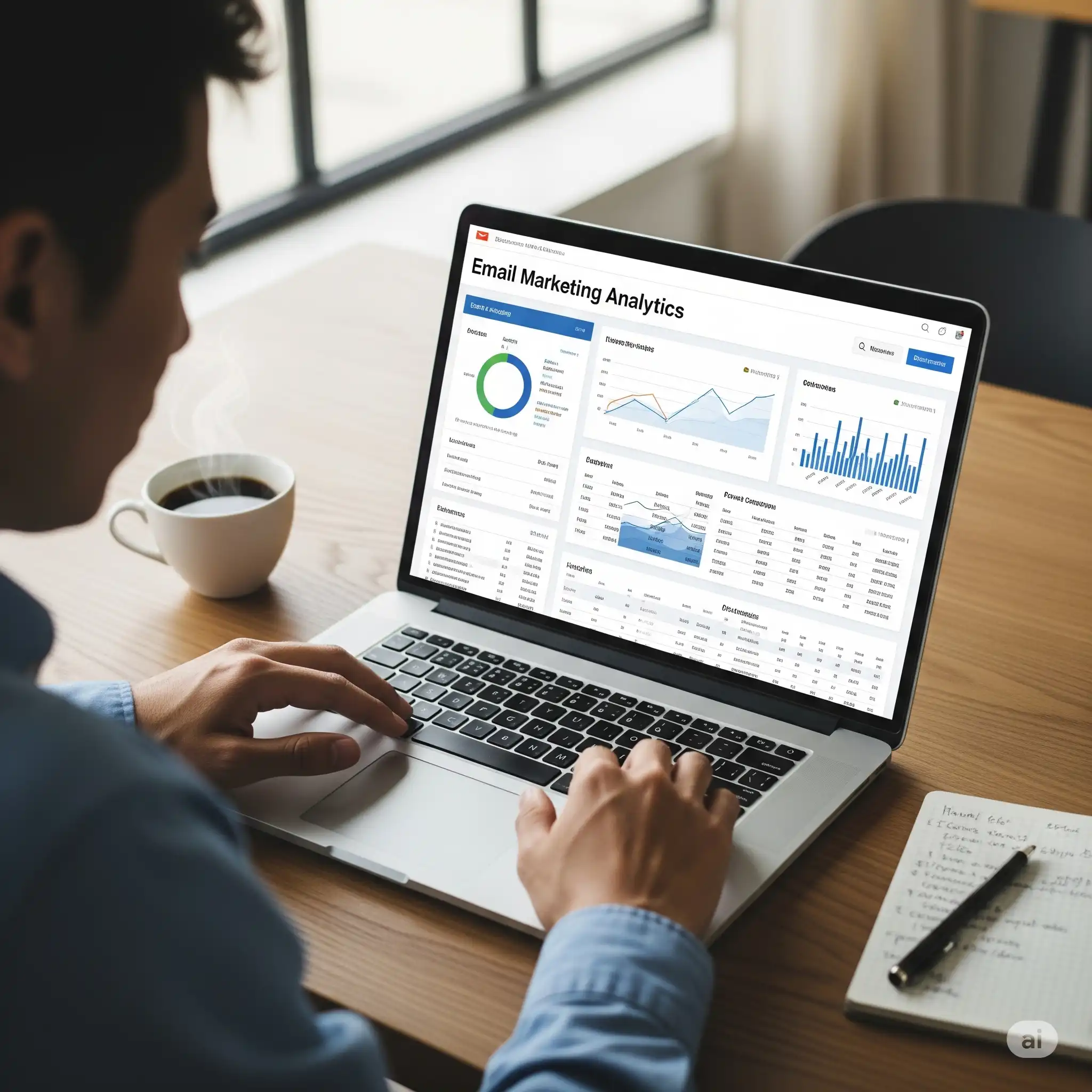 Phân tích tỷ lệ mở email trên màn hình máy tính