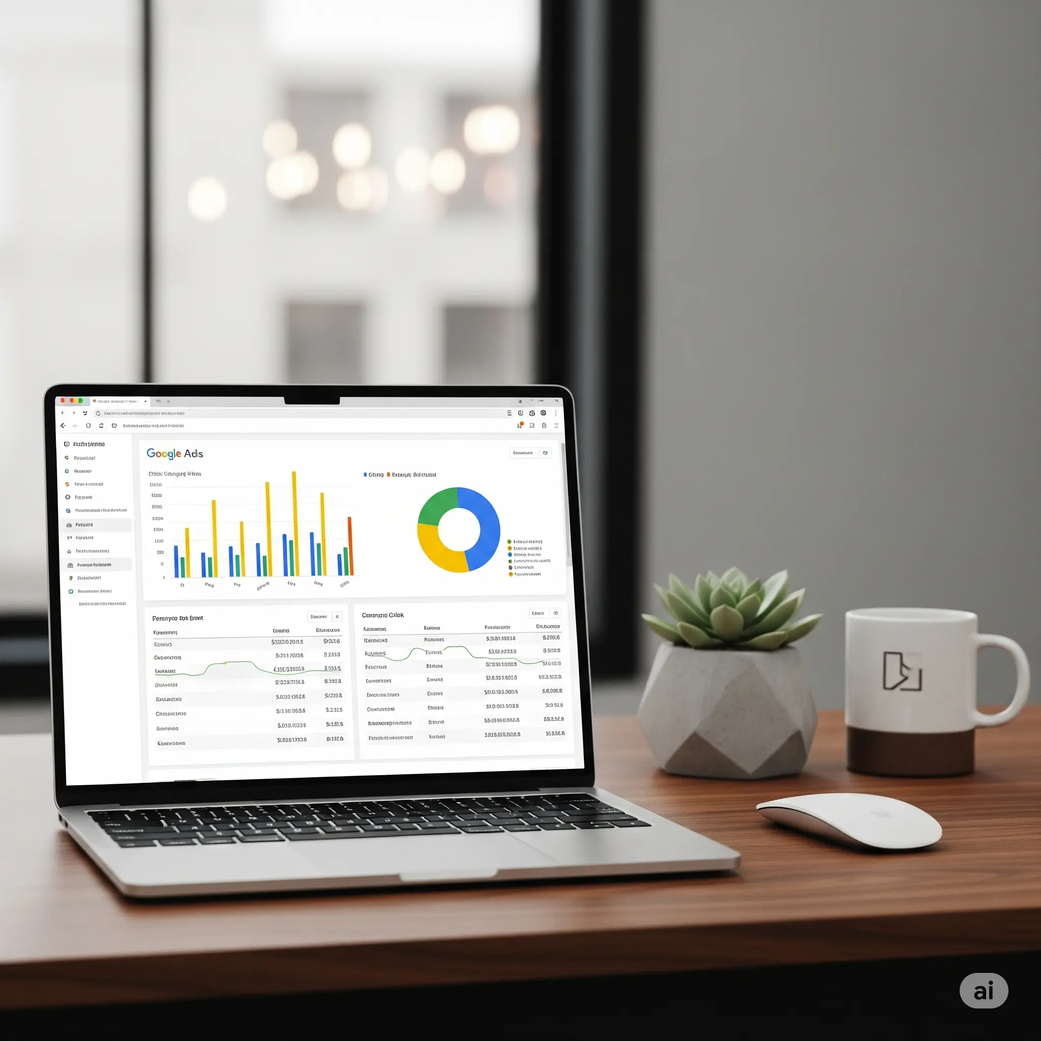 Dashboard phân tích SEO hiển thị xếp hạng từ khóa và tăng trưởng traffic