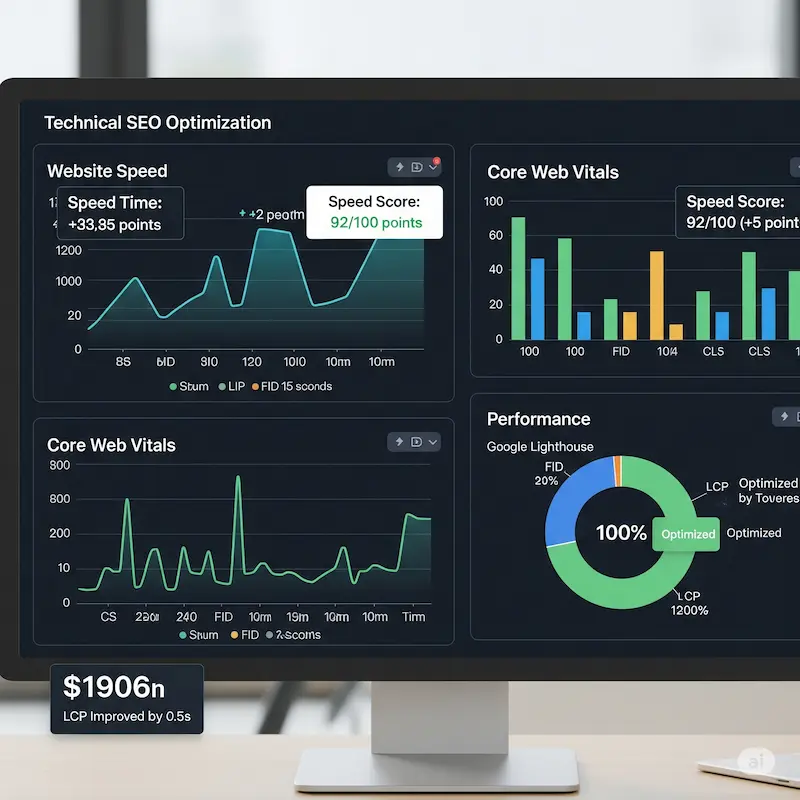 Hình ảnh minh họa tối ưu tốc độ website trong Technical SEO Checklist
